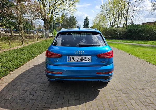 Audi Q3 cena 79950 przebieg: 125167, rok produkcji 2015 z Poznań małe 497